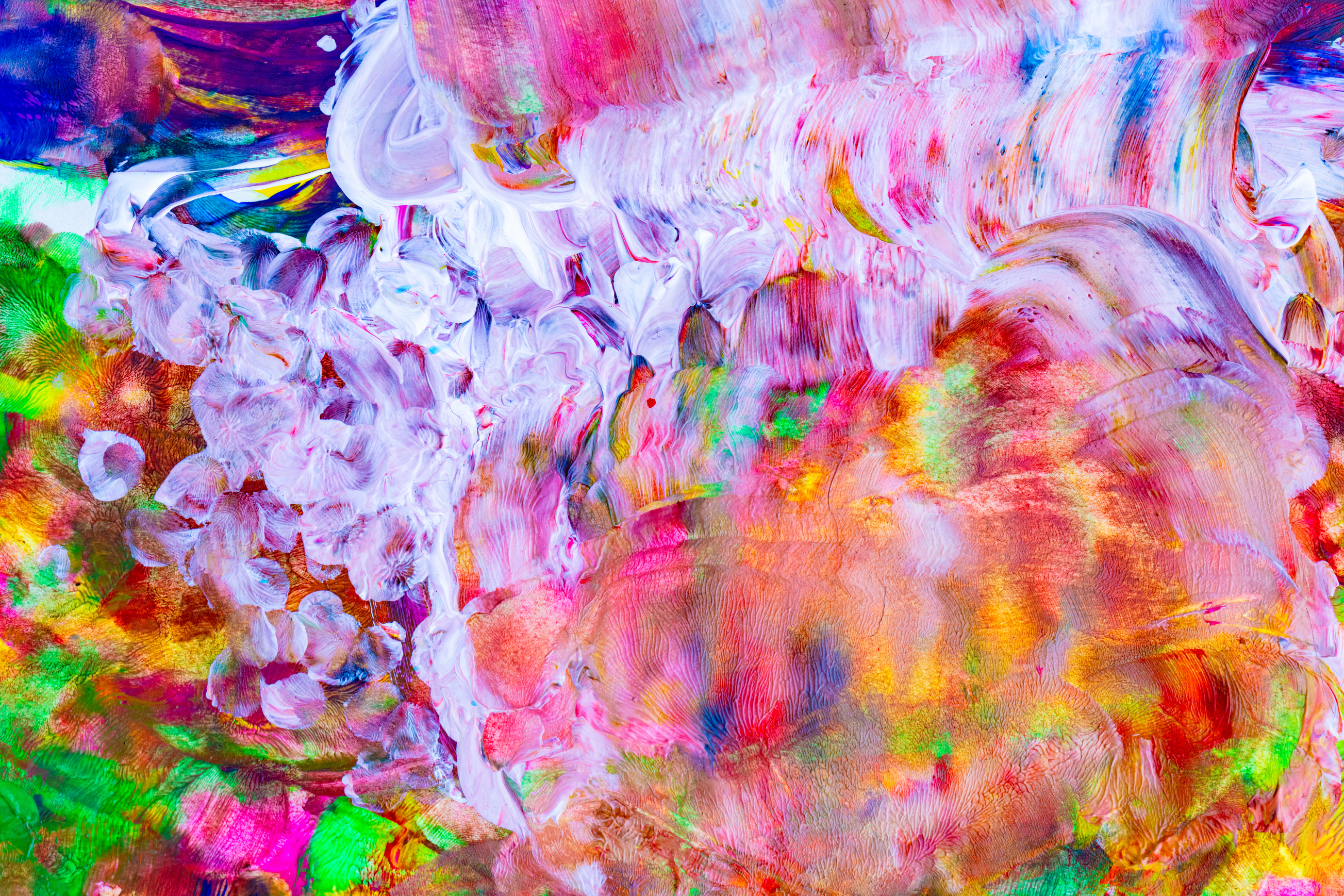 Abstract Color Paint Mix Background.